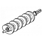 Worm Feed Screw Assy Model M-12FS - OEM#: 571907